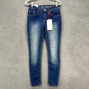 Est: Nineteen‎ 91 Skinny Jeans womens Size 4 Blue Denim Mid Rise